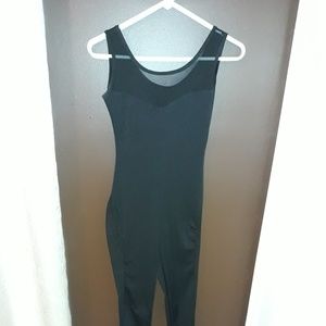 Black and mesh jumper